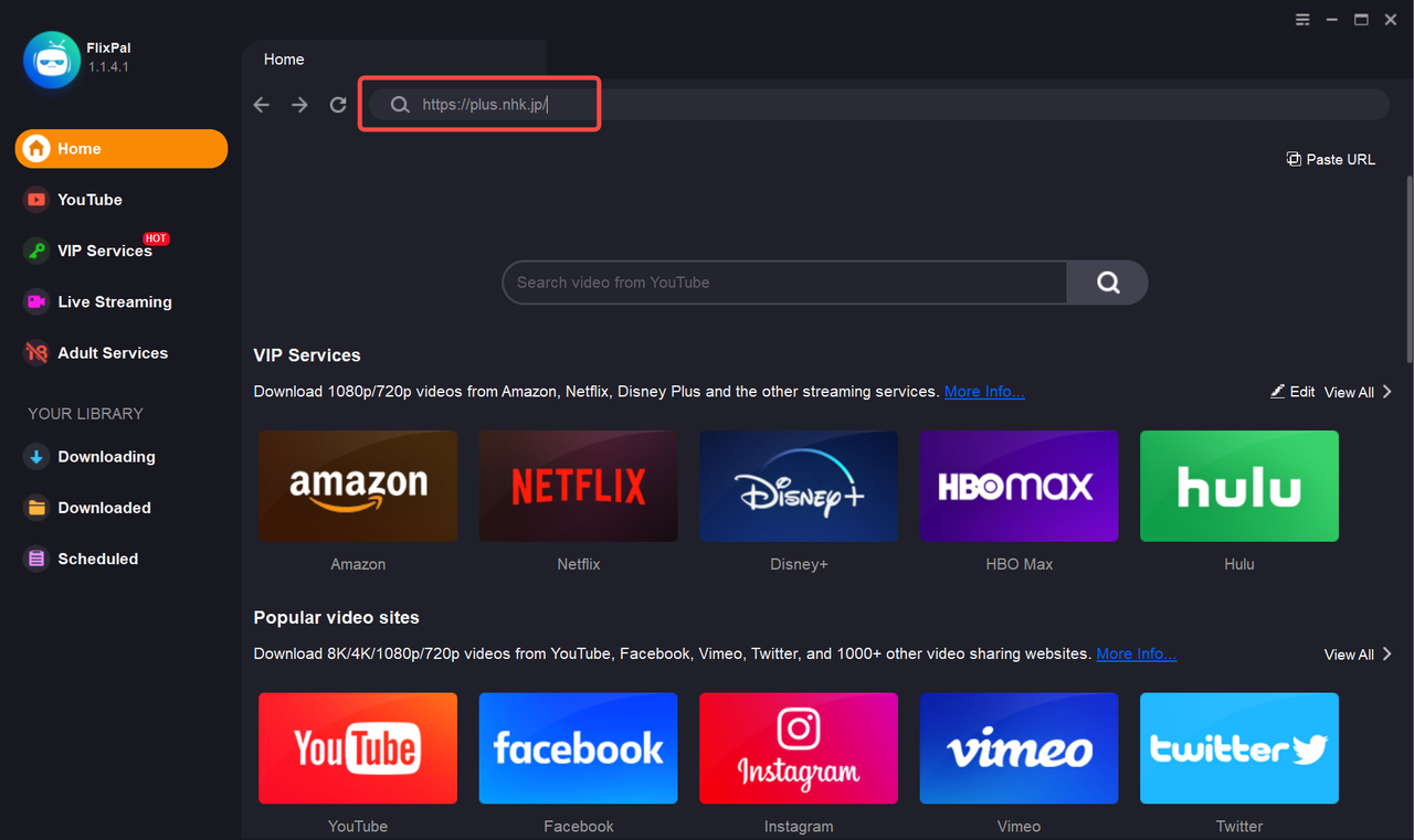 <b>Step 1: </b>From the homepage, select 'Sokmil' under 'Adult Services' to go to the official Sokmil website.